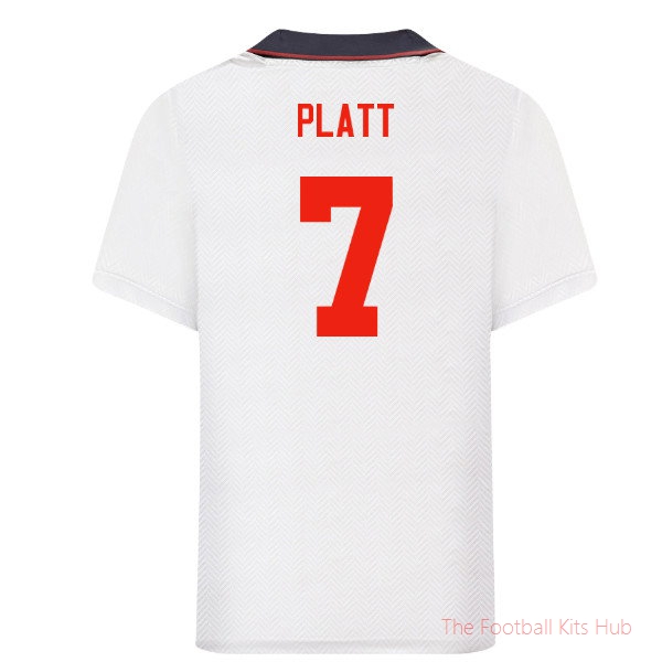 1993 England Home Retro Shirt (Platt 7)