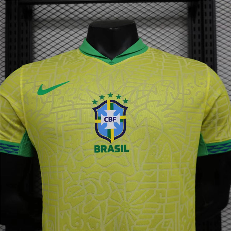 Professional Grade BRAZIL COPA AMERICA 2024 HOME SHIRT AUTHENTIC