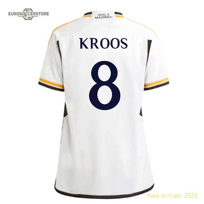 Real Madrid 2024-25 Home Fan Version For Kids (Kroos Soccer Jersey