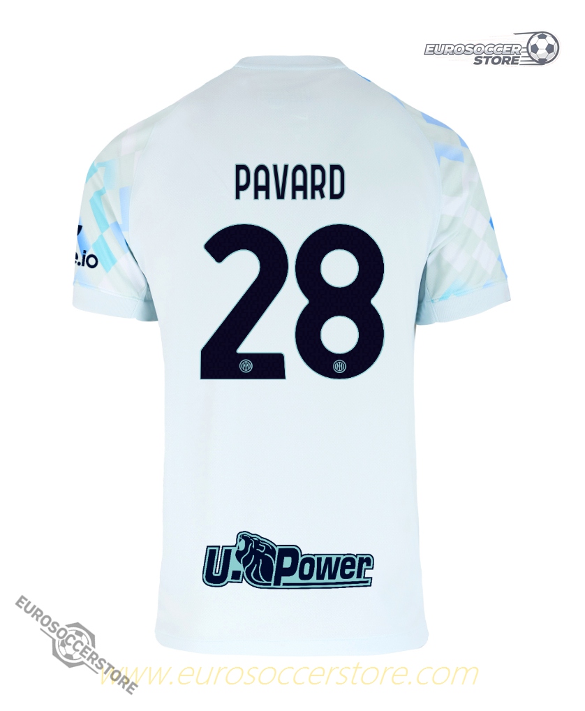 Inter Milan 25-26 Season Away Jersey with PAVARD 28 Printing