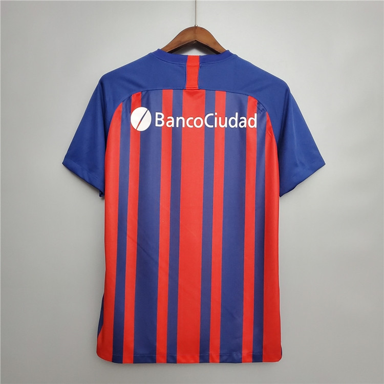 Official San Lorenzo Soccer Shirt 20-21 Home BlueRed Soccer Jersey
