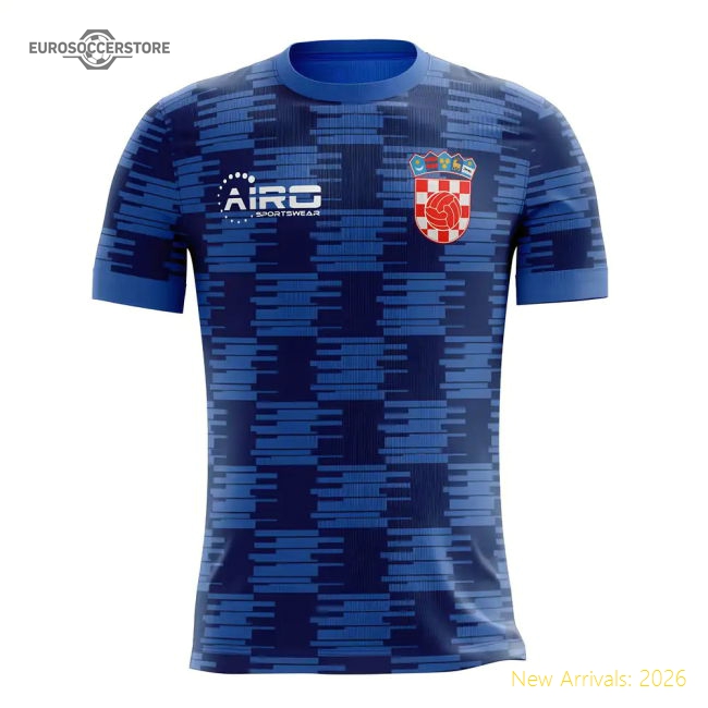 Authentic Croatia 2025-2026 Official Away Shirt Ventilation