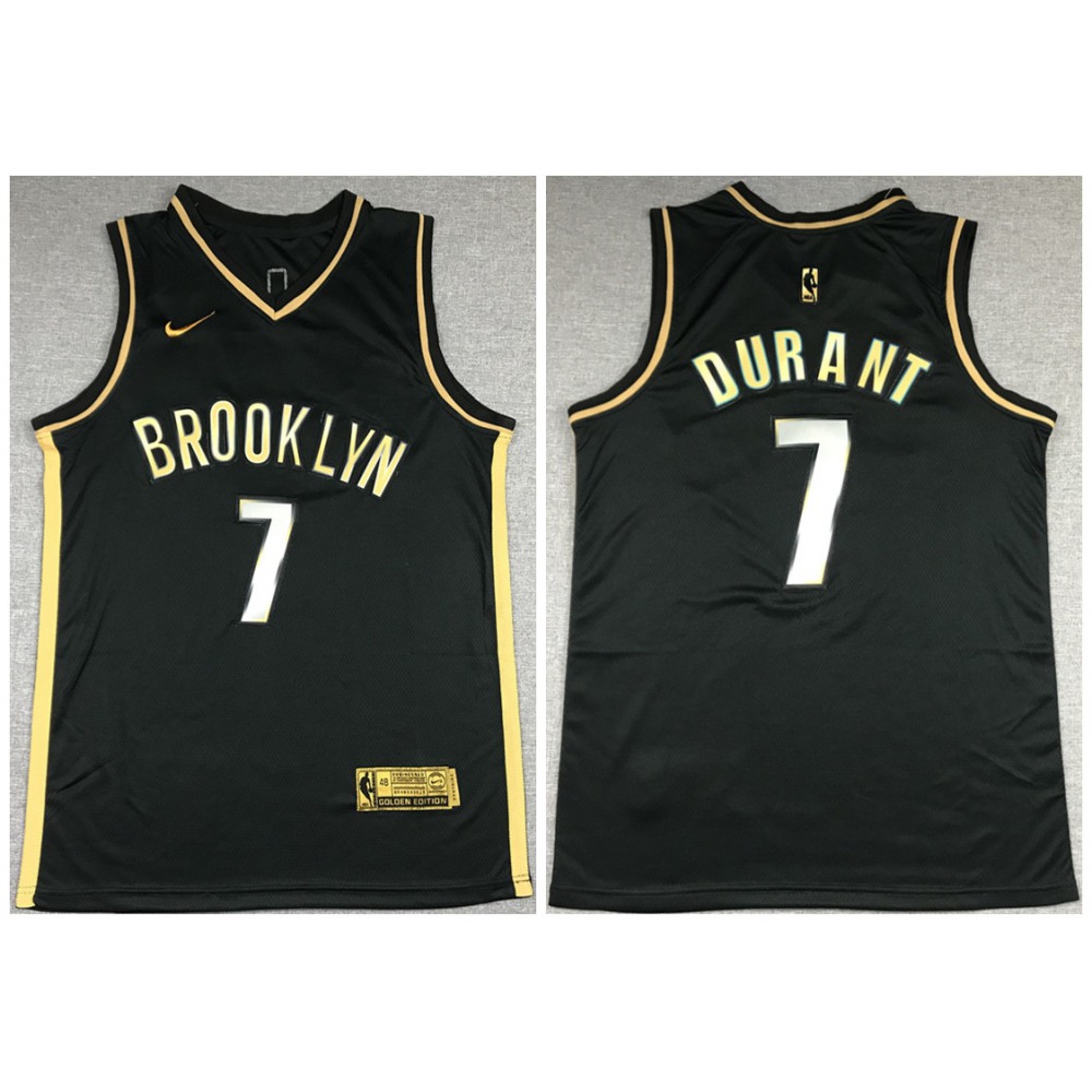 Limited Edition Brooklyn Nets Kevin Durant7 Jersey Black - Basketball Fan Gear