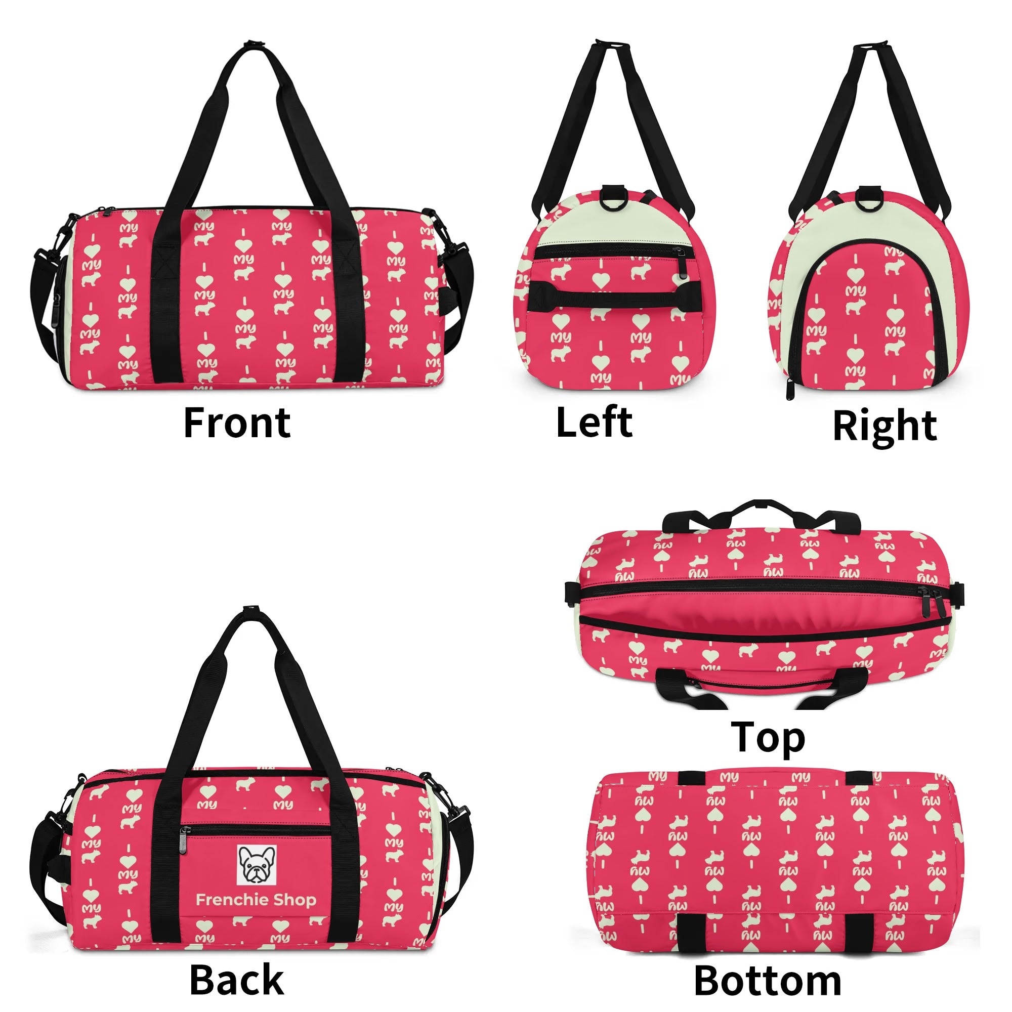 - Non-slip Gym Bag For Frenchie Lovers Indoor Use | Vet-recommended