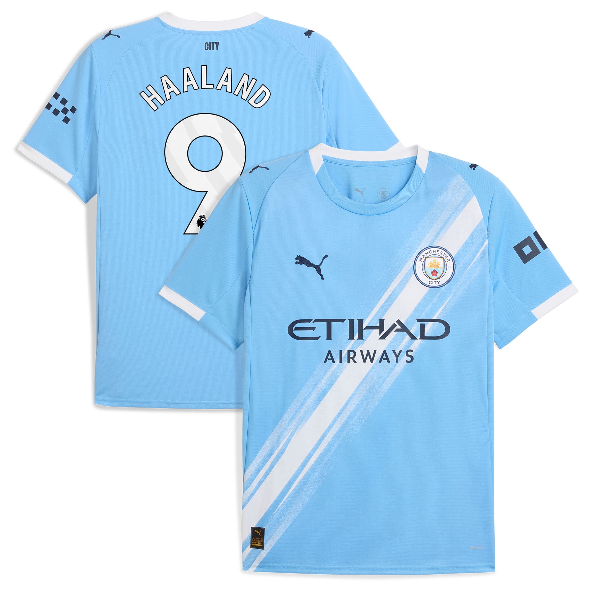 Man City Men's 2025 Authentic Replica - Player Jersey - Collectible