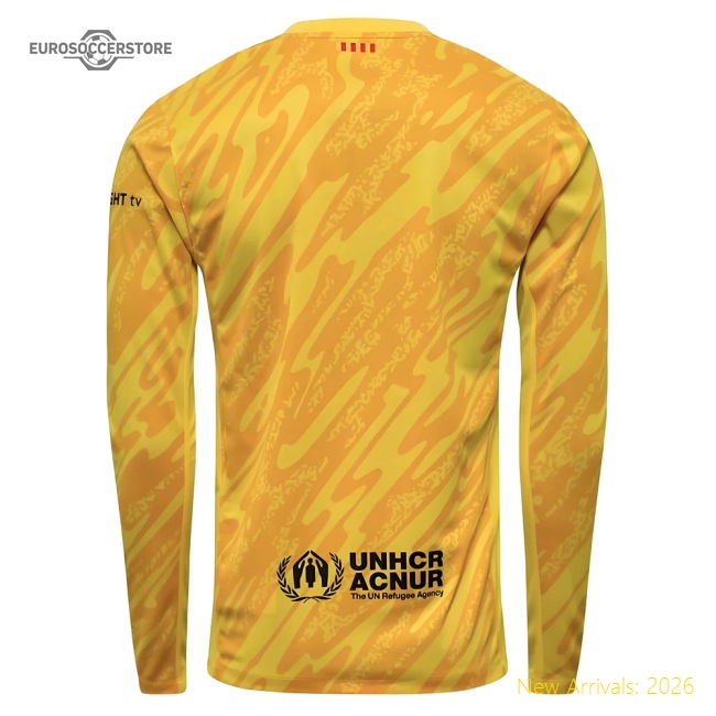 2024-2025 Barcelona Away Goalkeeper Shirt (Yellow)