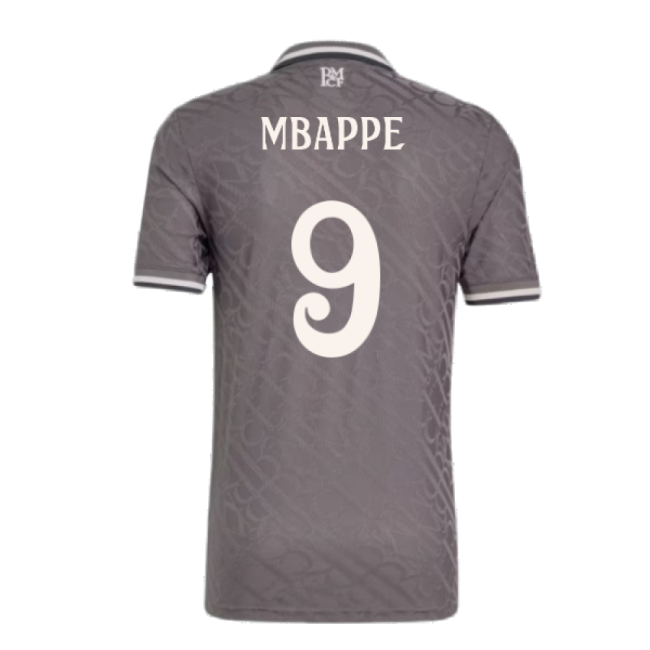 Premium-grade 2024-2025 Real Madrid Authentic Third Jersey (mbappe 9)