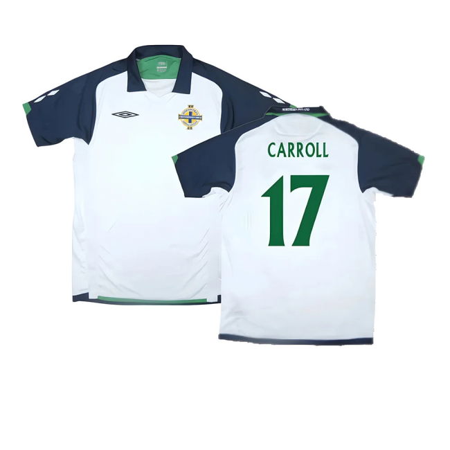 Northern Ireland 2009-10 Away Shirt ((Very Good) Xl) (Carroll 17)
