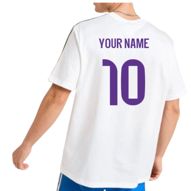 2025-2026 RM Elegant Football T-Shirt (White) Lightweight