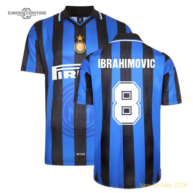 Best-Selling 1998 Inter Milan Score Draw Home Shirt (Ibrahimovic 8)