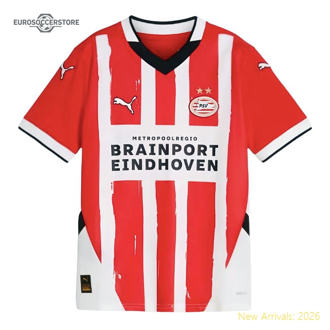 Psv Eindhoven 2024-25 Home Fan Version For Kids (Kids) Football Shirt