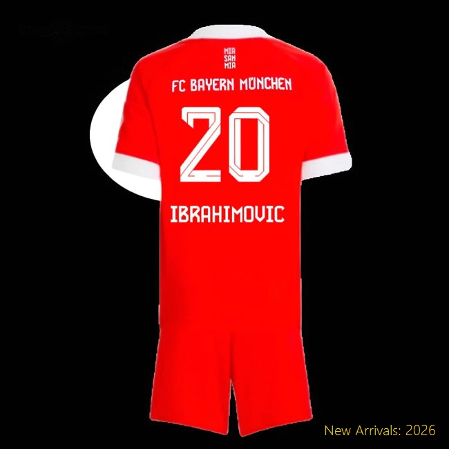 Football Team Ibrahimovic Premium Mini Jersey Kids-safe Technology