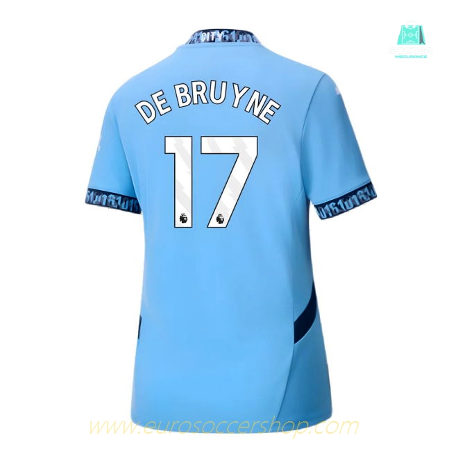 2024-2025 Man City Home Shirt (Womens) (De Bruyne 17)