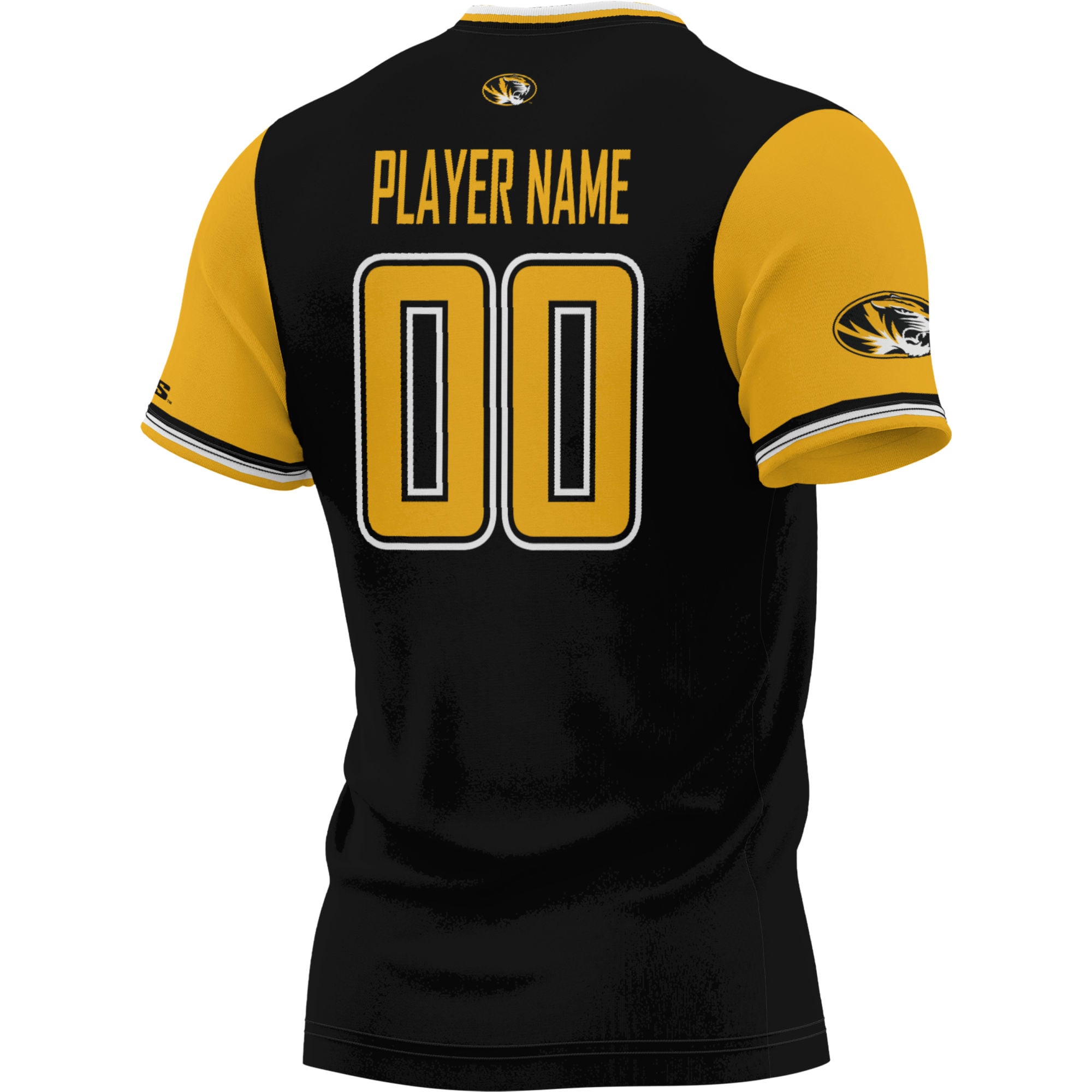 Missouri Tigers GameDay Greats Unisex NIL Pick-A-Player Lightweight Softball Jersey - Black