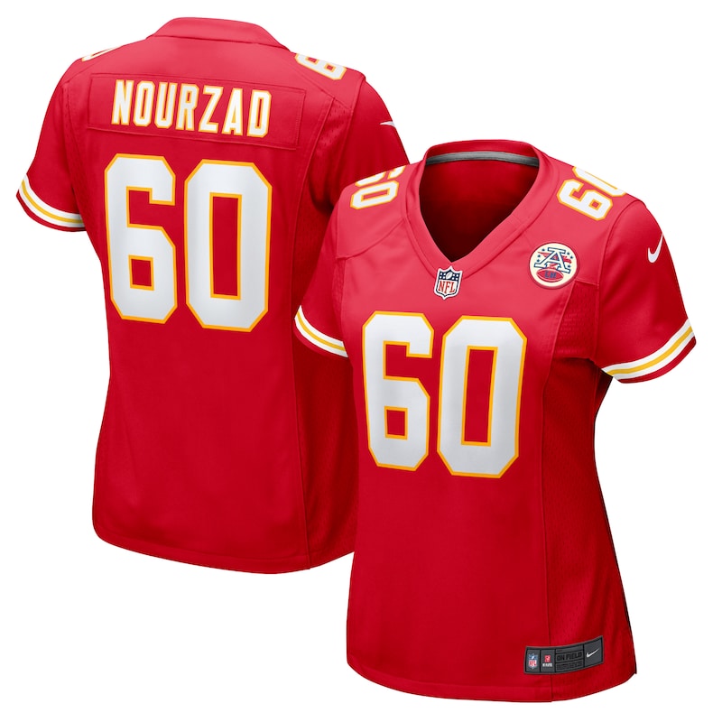 None Hunter Nourzad KC Chiefs Powerful Professional Jersey Football Ap