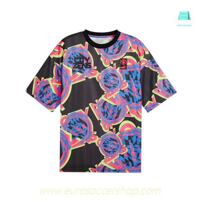 2023-2024 Man City FtblNrgy AOP SS Jersey (Black)
