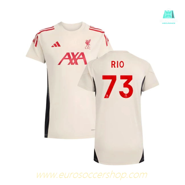 2025-2026 Liverpool Training Jersey (White) - Womens (Rio 73)