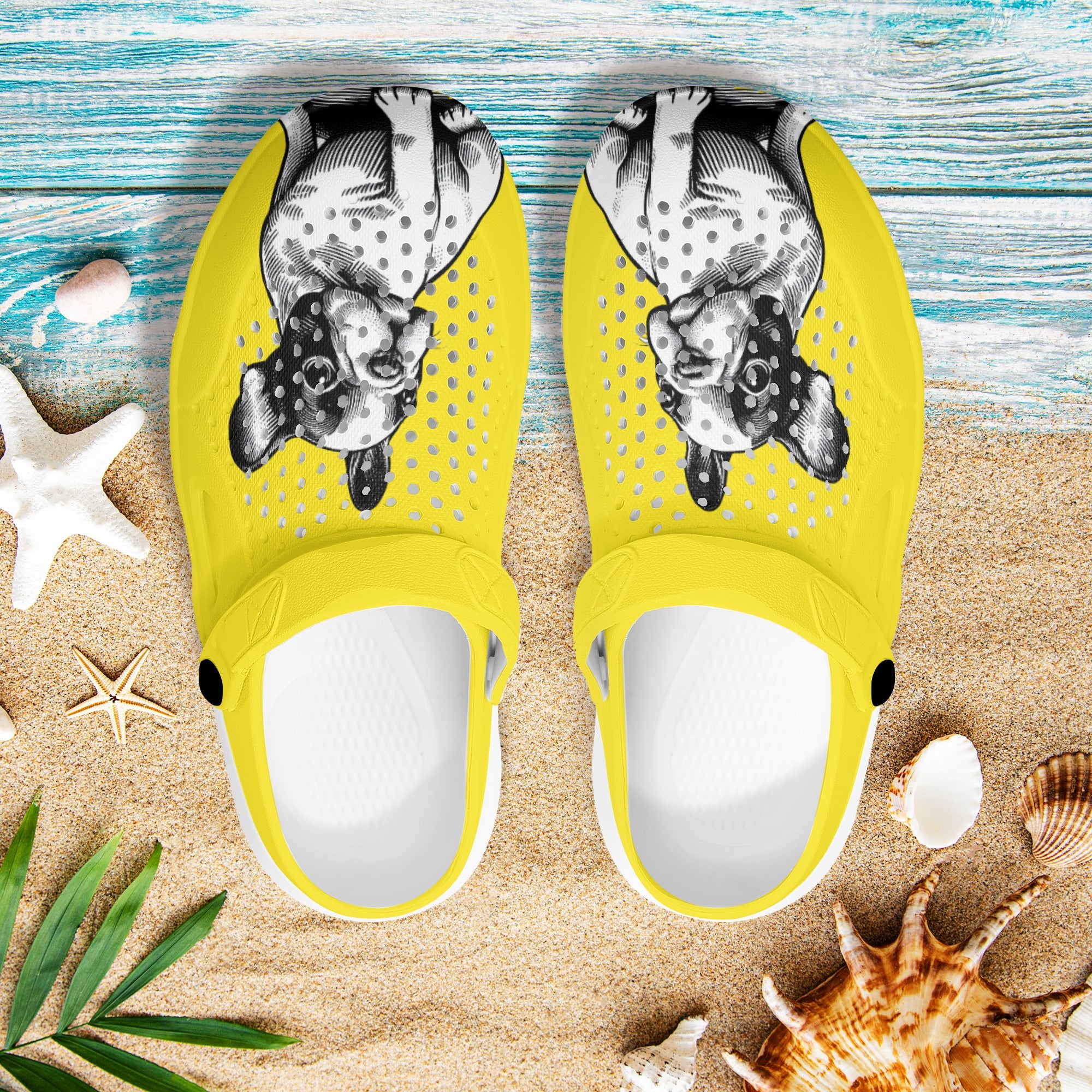 French Bulldog Piper Summer Hollow Out Clogs Useful Frenchie Gear