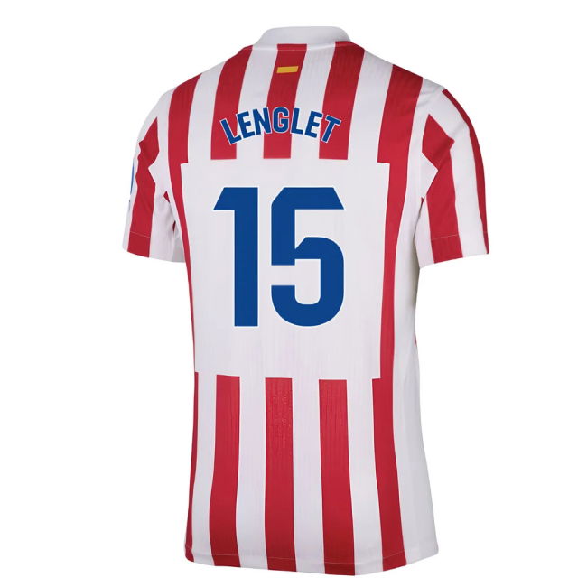 2025-2026 Atletico Madrid Home Budget Friendly (Lenglet 15)