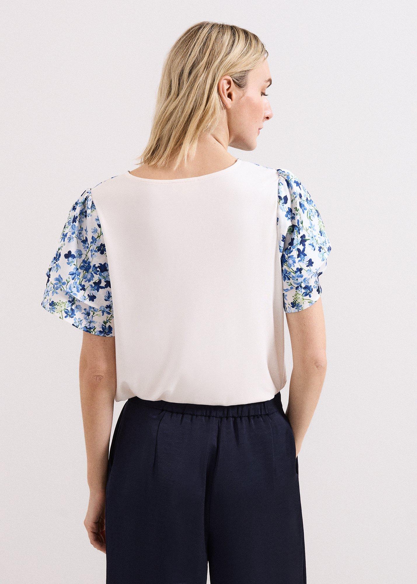Rowan Floral Woven Front Top