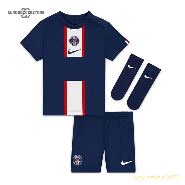 Popular Match-Day 2022-2023 Psg Little Boys Home Kit (Messi 30)