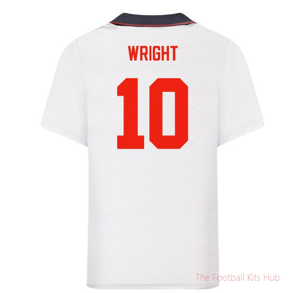 1993 England Home Retro Shirt (Wright 10)