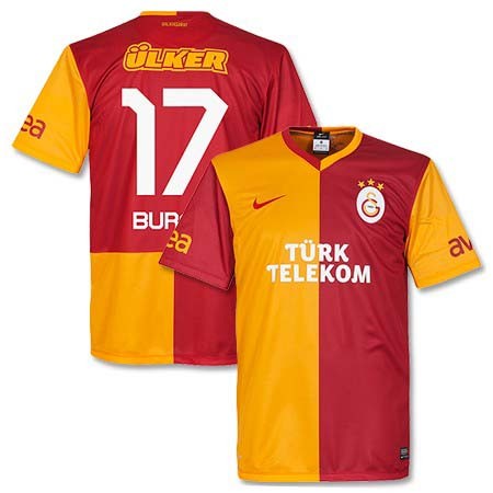 Galatasaray 201314 Home BURAK 17 Soccer Jersey Soccer Shirt -