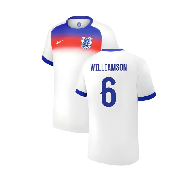 2025 England Womens Team Home Shirt (Unisex) (WILLIAMSON 6)