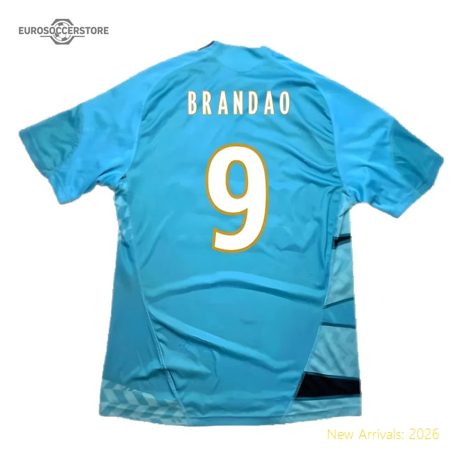 Marseille 2009-10 Away Shirt ((Excellent) M) (Brandao 9)