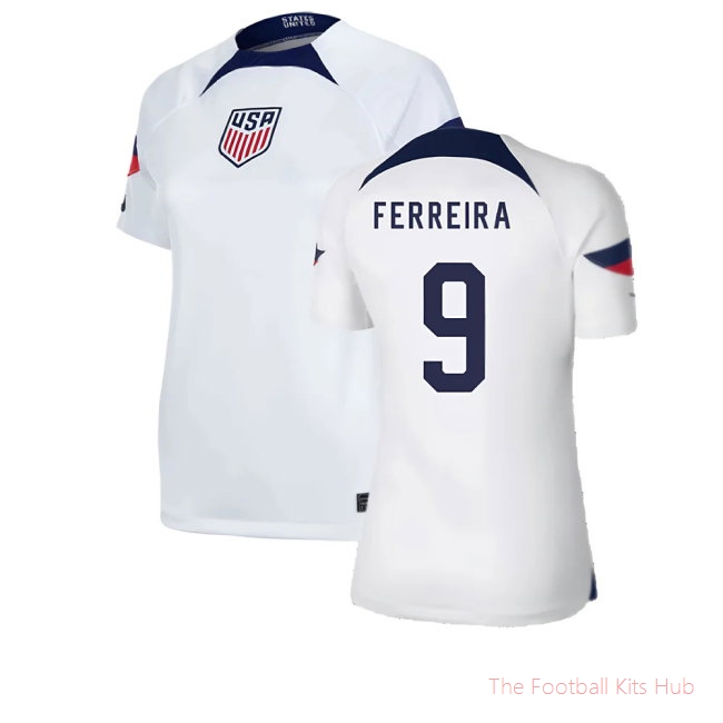 2022-2023 USA Home Shirt (Ladies) (FERREIRA 9)