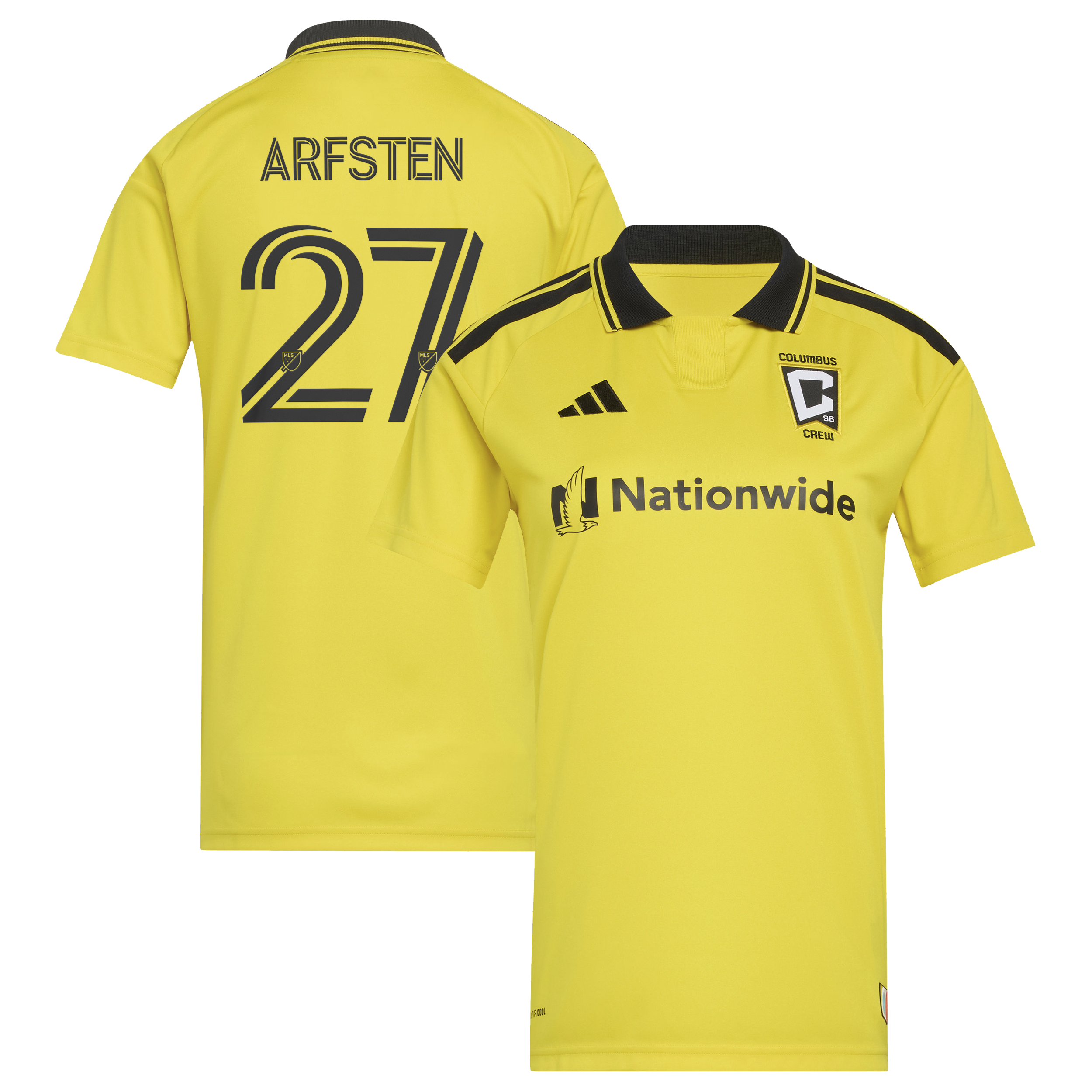 [LK] Maximilian Arfsten Columbus Crew Women's 2026 The Crafted for Excellence Kit Replica Jersey - Yellow