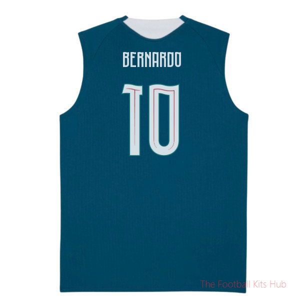 2026-2027 Portugal Sleeveless Training Jersey (Ocean Tropic) (Bernardo 10)
