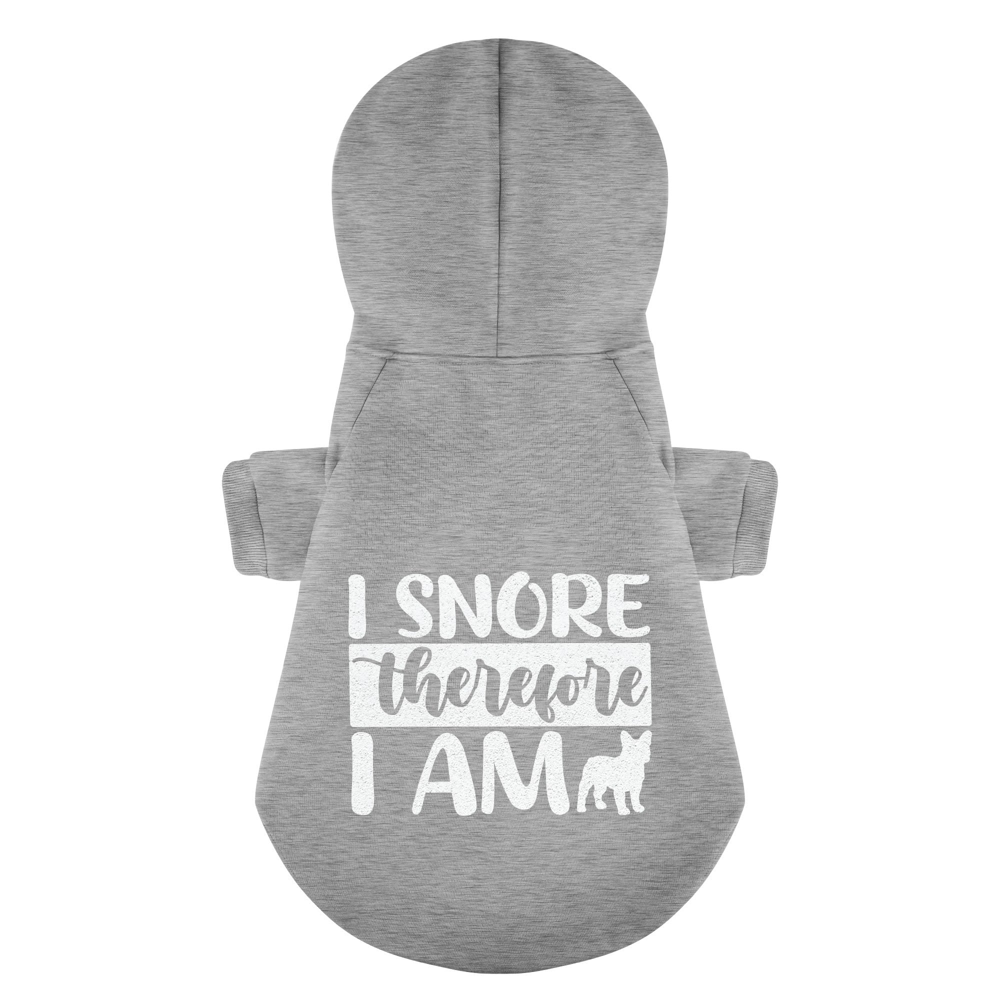 I Snore, Therefore I Am - Bulldog Inspired Personalized French Bulldog Hoodies With Funny Quotes – Stylish, Cozy, And Premium 100% Cotton Outdoor Style