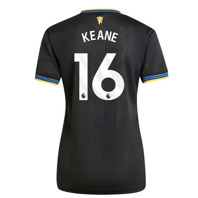 Top Tier Loyal Football Man Utd Third Shirt Womens Keane #16 2025-...