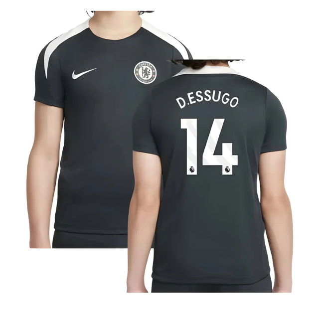 2025-20 Chelsea Official Training Soccer Jersey Essugo #14 L S Kids
