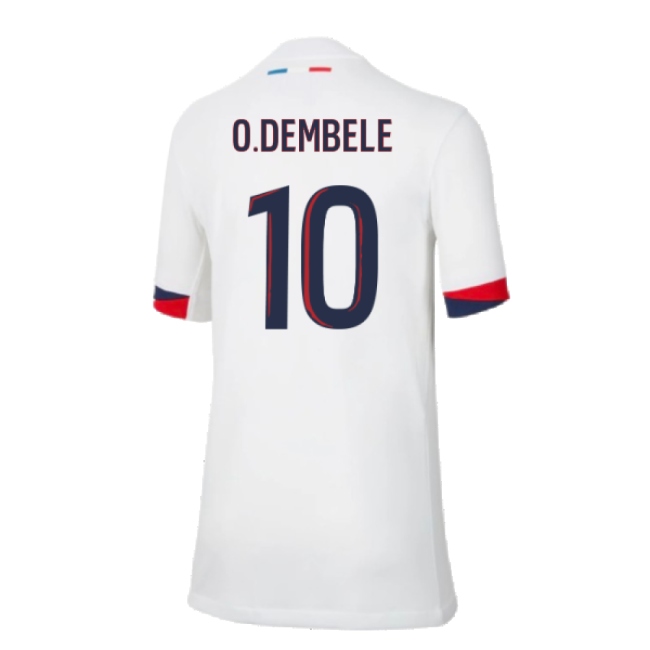Psg O.dembele Professional Away Jersey Signature Uv-protective