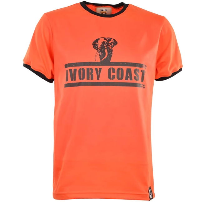 Fan-Favorite Climate-Control Ivory Coast T-Shirt - Orange/Black Ringer