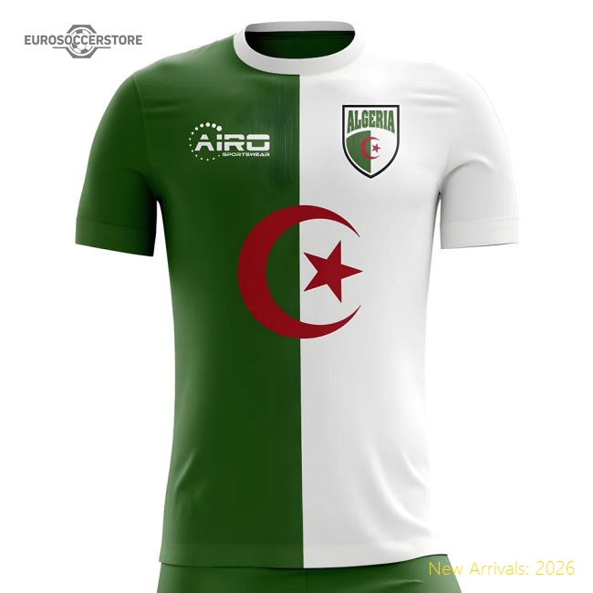 2025-2026 Algeria Home Concept Football Shirt - Womens