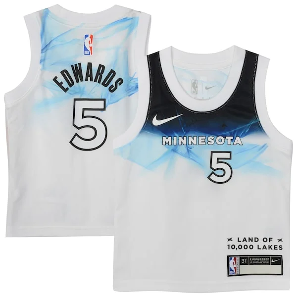 Superior Anthony Edwards MIN Swingman Jersey - White - Fan Favorite