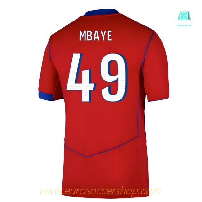 2025-2026 PSG Third Shirt (Mbaye 49)