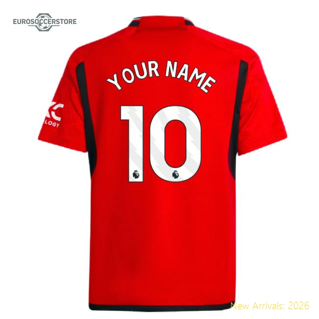2023-2024 Man Utd Home Shirt (Kids) (Your Name)