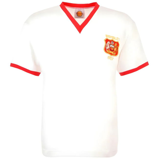 Manchester Reds 1957 FA Cup Final Retro Top