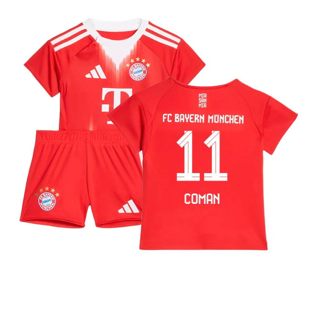 Bayern Official 2025-2026 Home Shirt (Coman 11) | Moisture Wicking