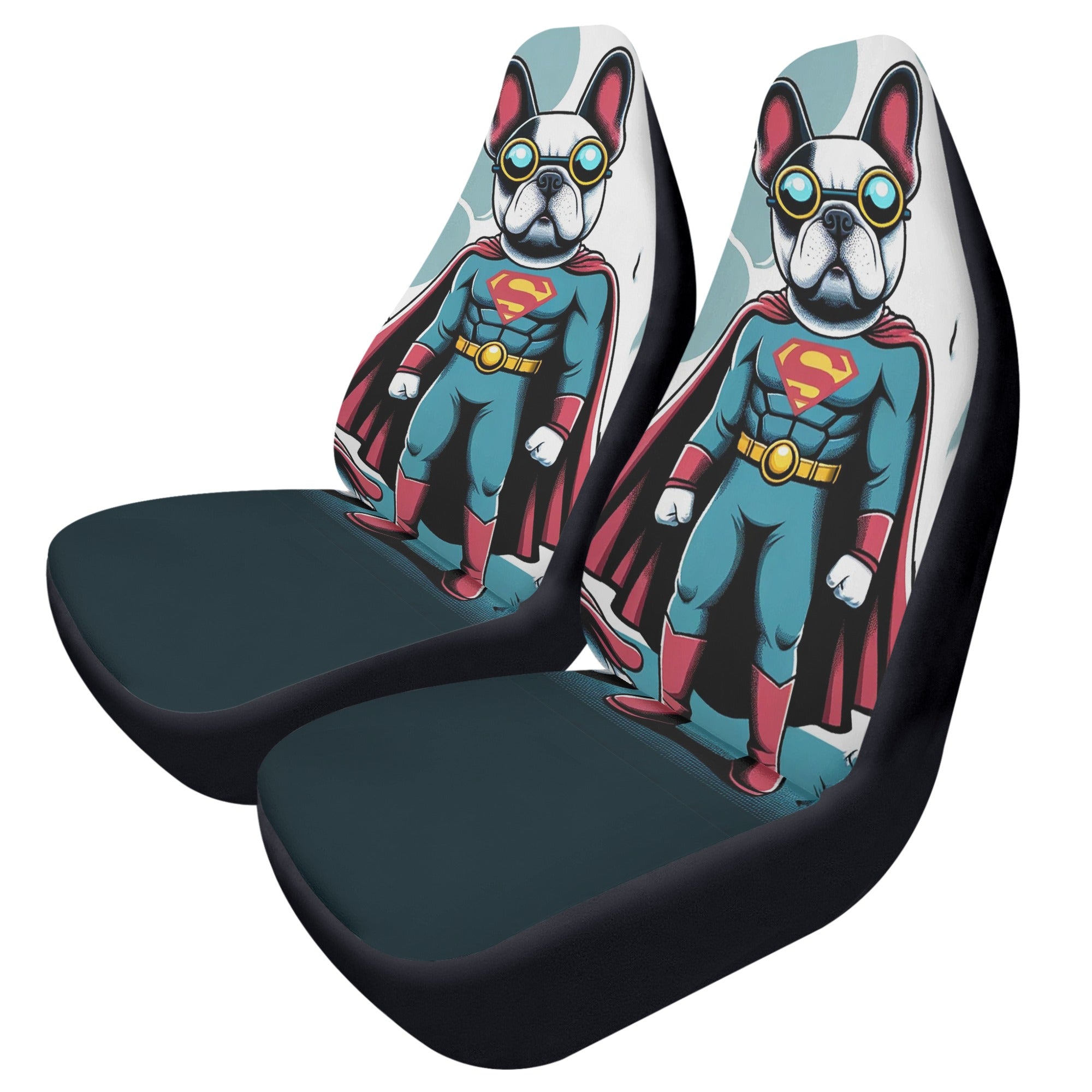 French Bulldog Rocky Car Seat Covers (2 Pcs) Comfy Pet Product