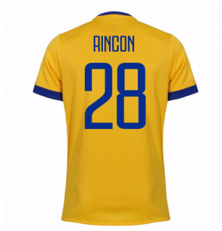 Juventus Away 201718 Rincon 28 Soccer Jersey Shirt - Official Replica