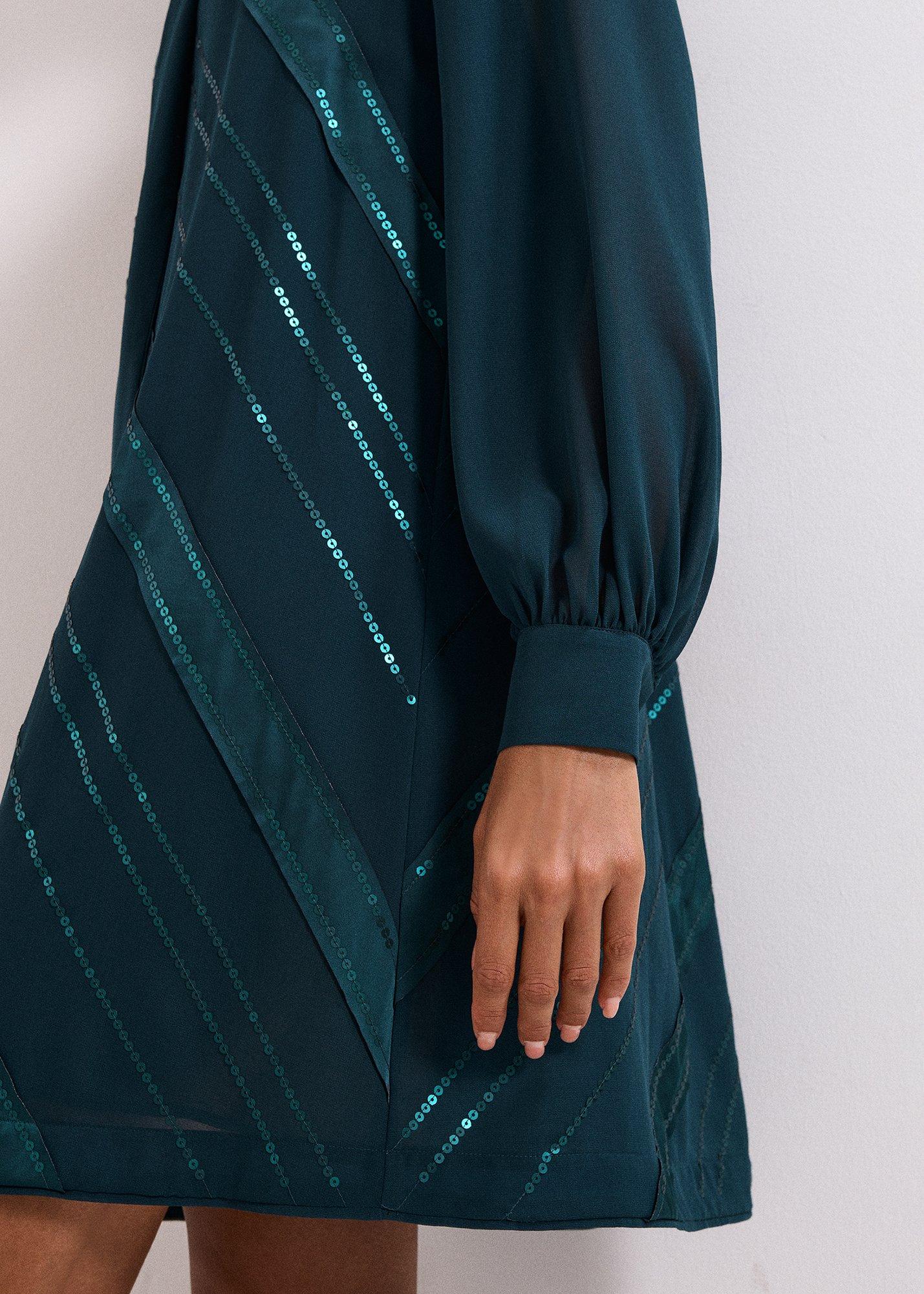 Sonali Satin Stripe Vinne Dress