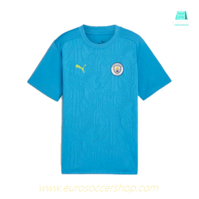 2024-2025 Man City Training Shirt (Magic Blue) - Kids (Toure Yaya 42)