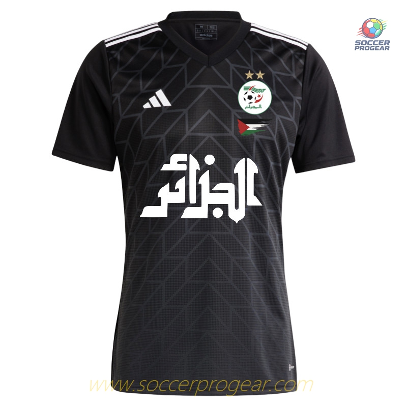 Algeria Palestine Team Jersey 2023 Black