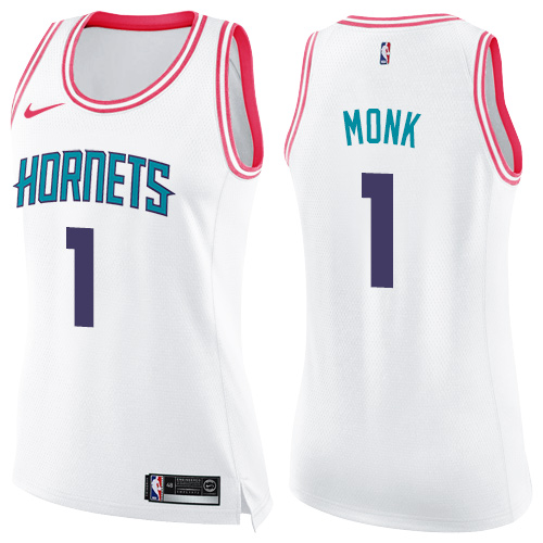 CHA #1 Malik Monk Durable 2024 Icon NBA Jersey - White Swingman