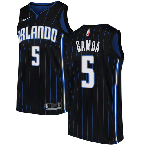 Nike Clippers Black Orlando Magic #5 Jersey - Basketball Jersey
